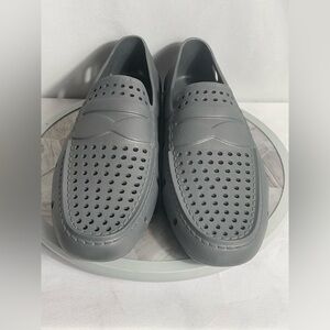 Club Room Atlas Grey Slip-On Loafers Men’s 11M Casual Ventilated Summer Shoes